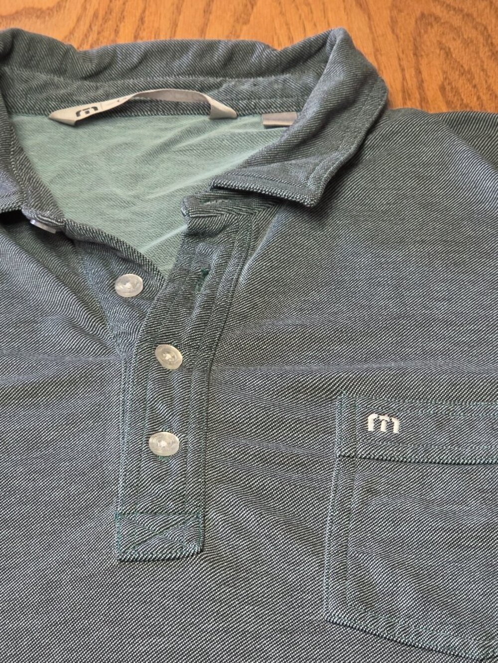 Travis Mathew Lightweight Short Sleeve Gray Men Golf Polo Size Large